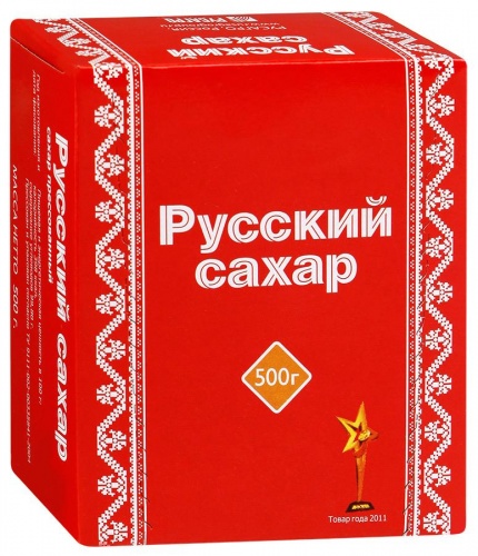 Сахар быстрорастворимый "Русский" ТУ 500г/40шт